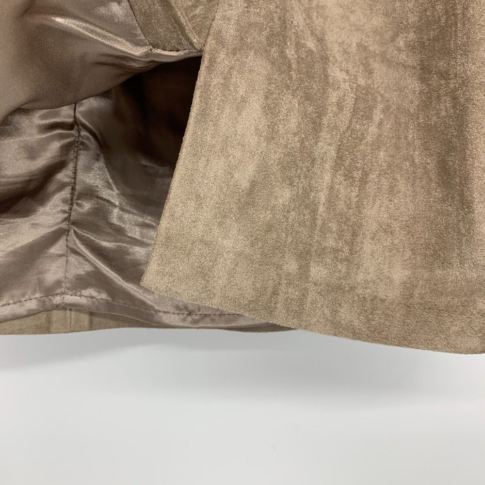 BlankNYC Skirt Faux Suede Modern Mini A Line - Picture 7 of 11